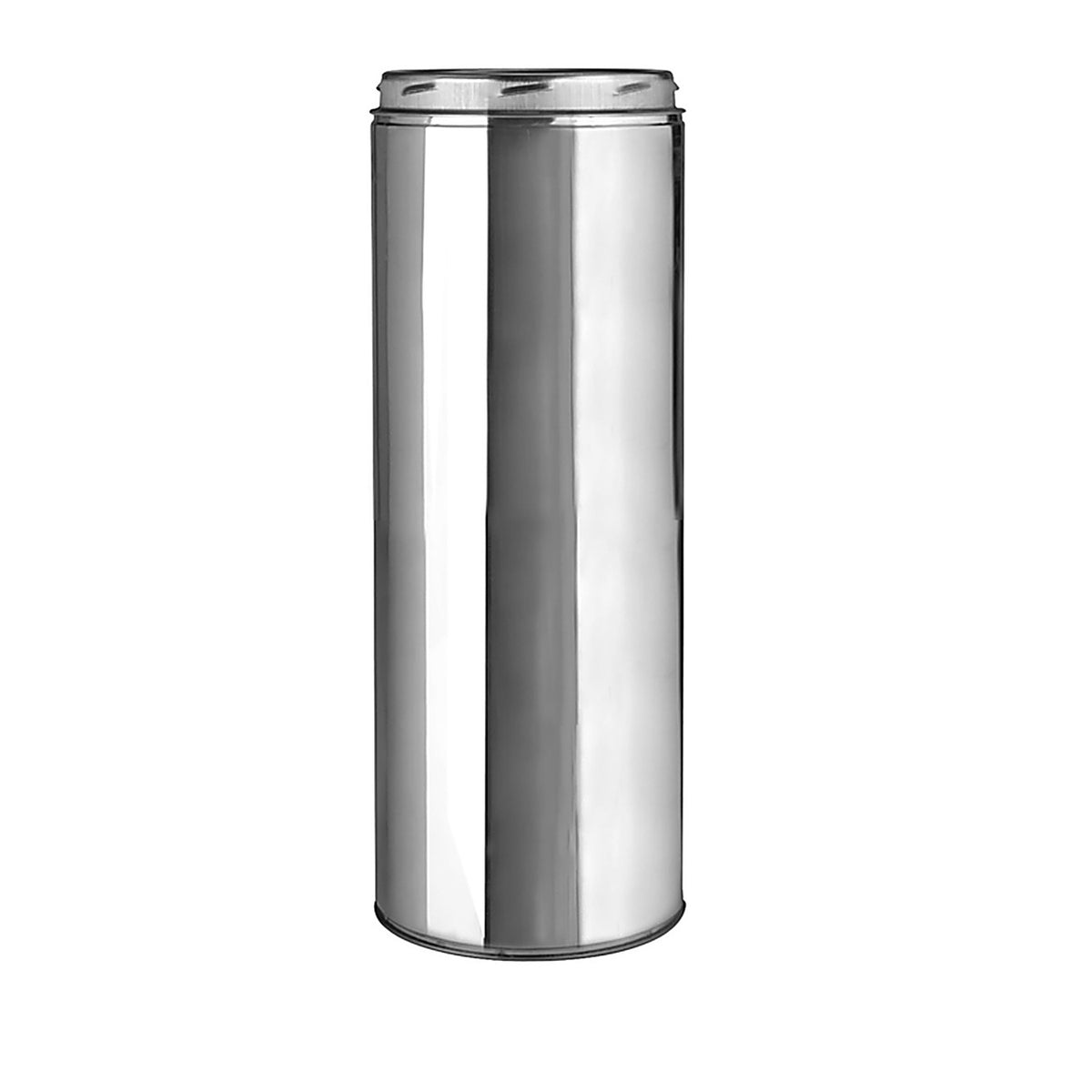 Selkirk - 206018U - 6 In. D X 18 In. L Stainless Steel Chimney Pipe