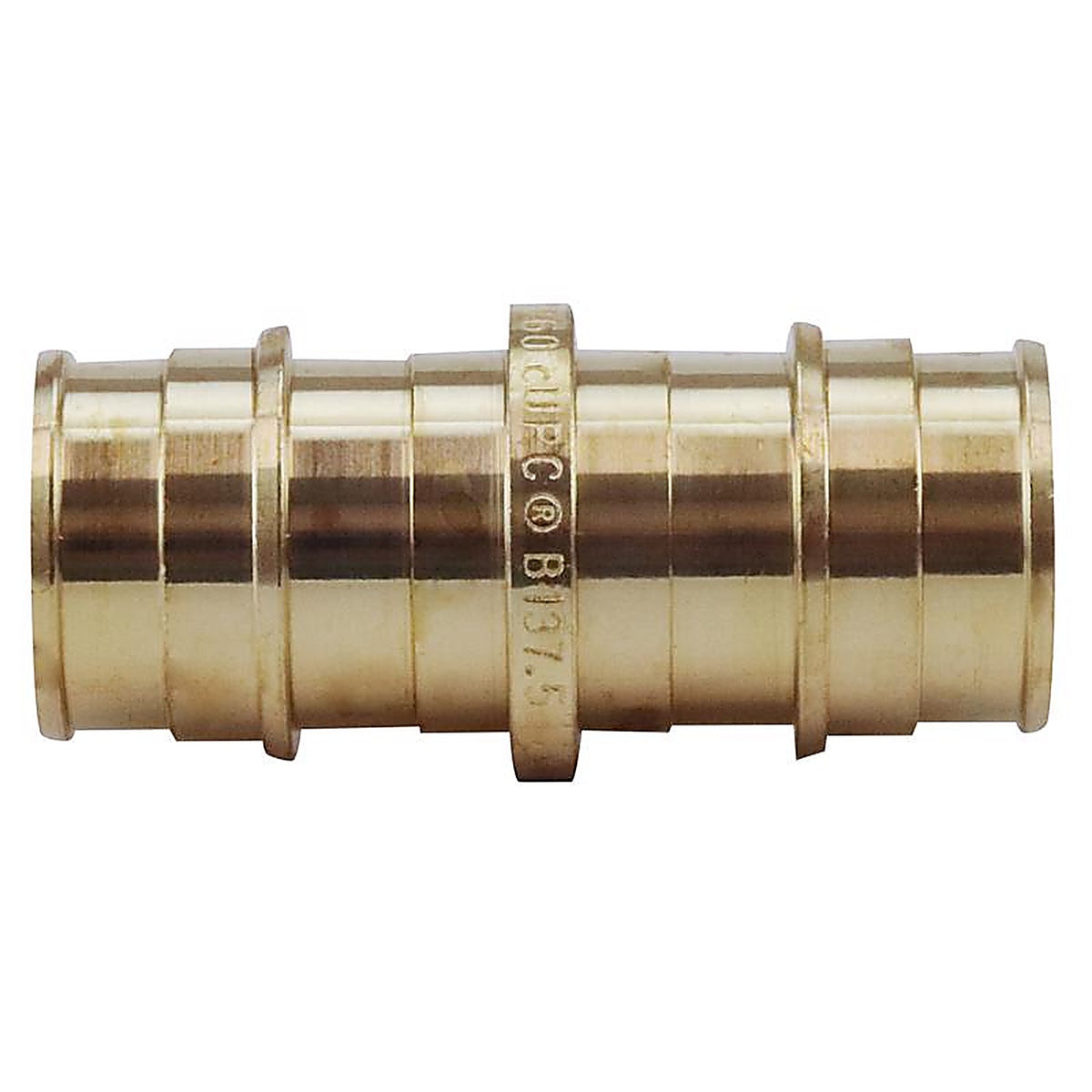 Apollo EPXC3434 3/4 in. Expansion PEX in to T X 3/4 in. D Barb Brass Straight Coupling