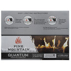 Pine Mountain 800-000-186 Quantum Fire Log 4/Pack