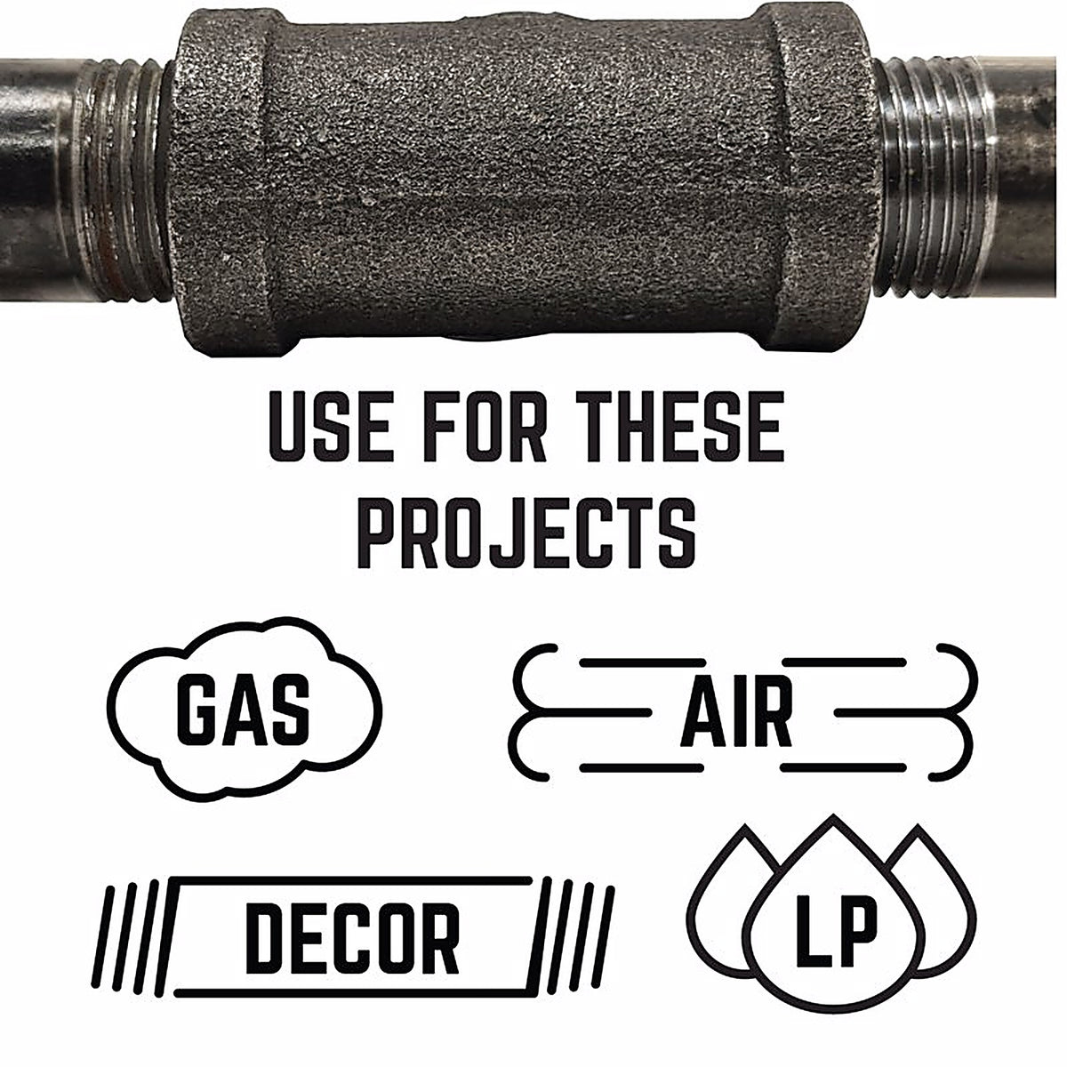 STZ Industries 310E45-34 3/4 in. FIP each X 3/4 in. D FIP Black Malleable Iron 45 Degree Elbow