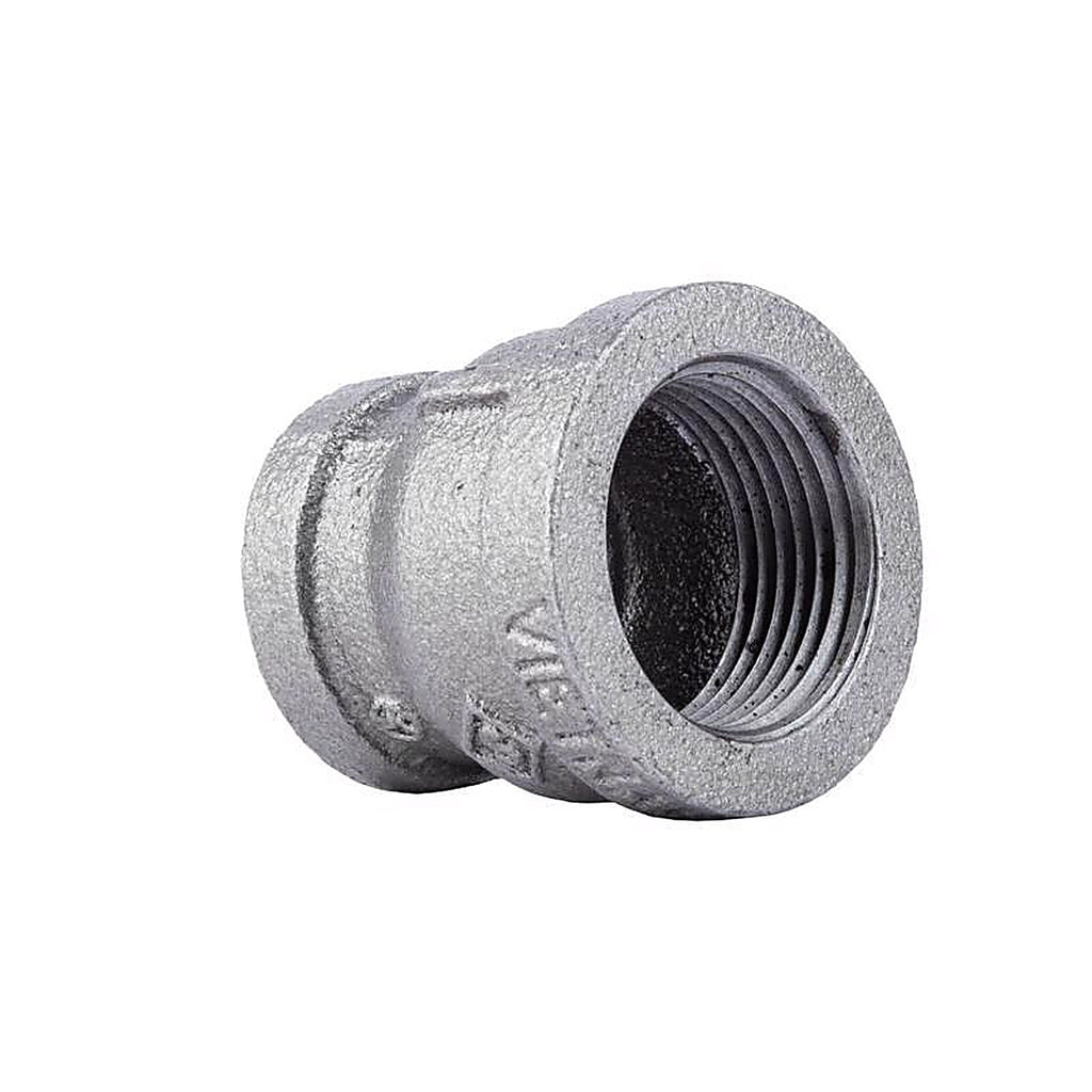 STZ Industries 310UPRC-134 1 in. FIP each X 3/4 in. D FIP Black Malleable Iron Coupling