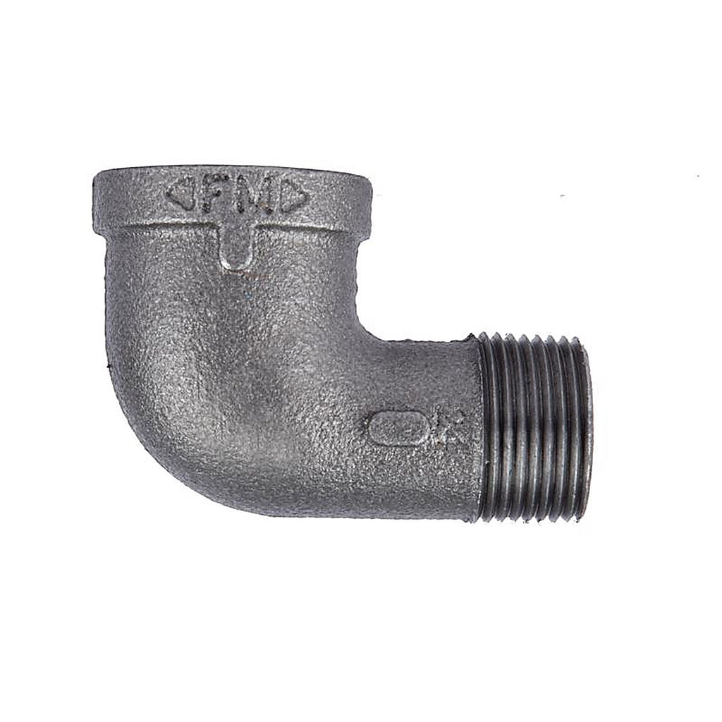 STZ Industries 310UPSE90-12 1/2 in. FIP each X 1/2 in. D MIP Black Malleable Iron 90 Degree Street Elbow