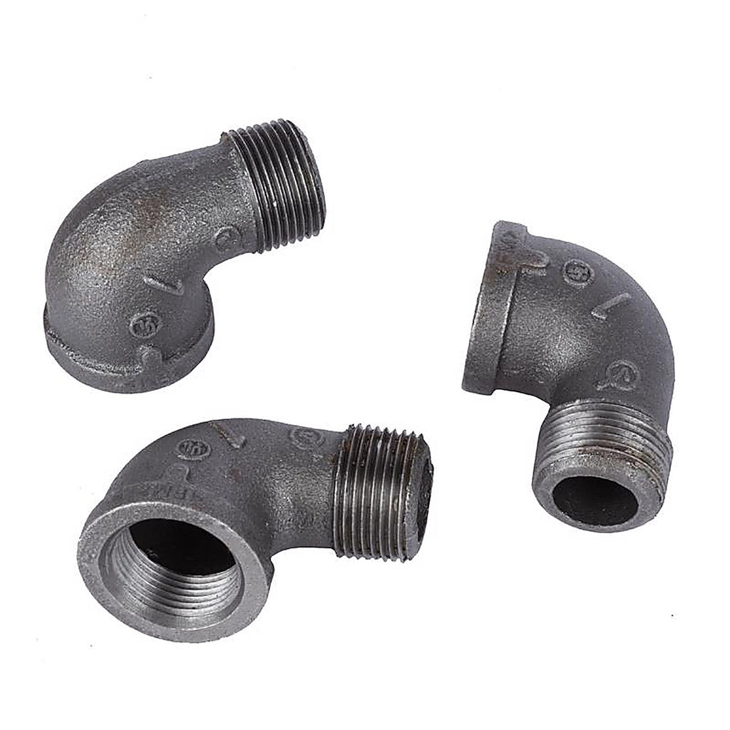STZ Industries 310UPSE90-12 1/2 in. FIP each X 1/2 in. D MIP Black Malleable Iron 90 Degree Street Elbow