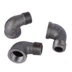 STZ Industries 310UPSE90-12 1/2 in. FIP each X 1/2 in. D MIP Black Malleable Iron 90 Degree Street Elbow