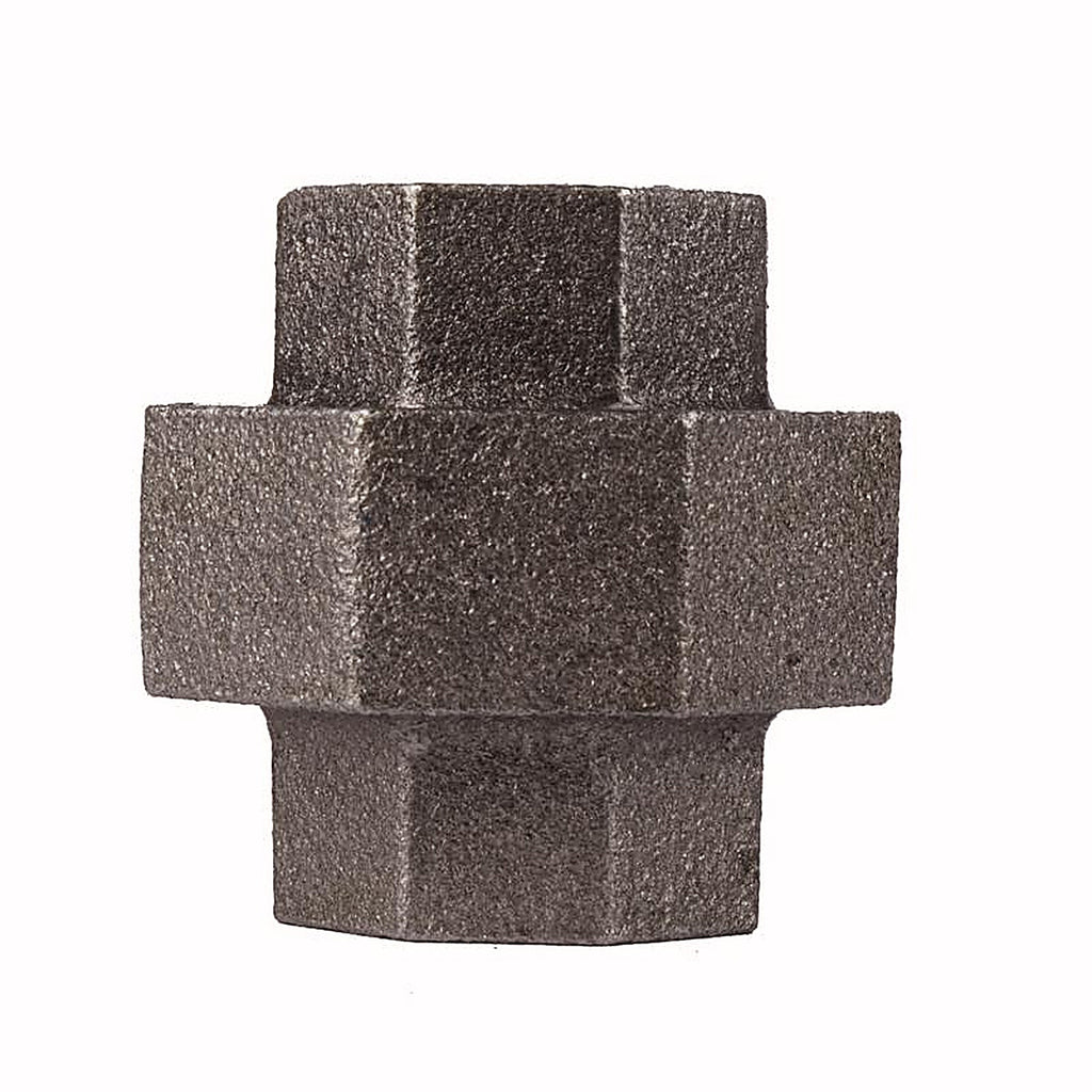 STZ Industries 310UPU-12 1/2 in. FIP each X 1/2 in. D FIP Black Malleable Iron Union
