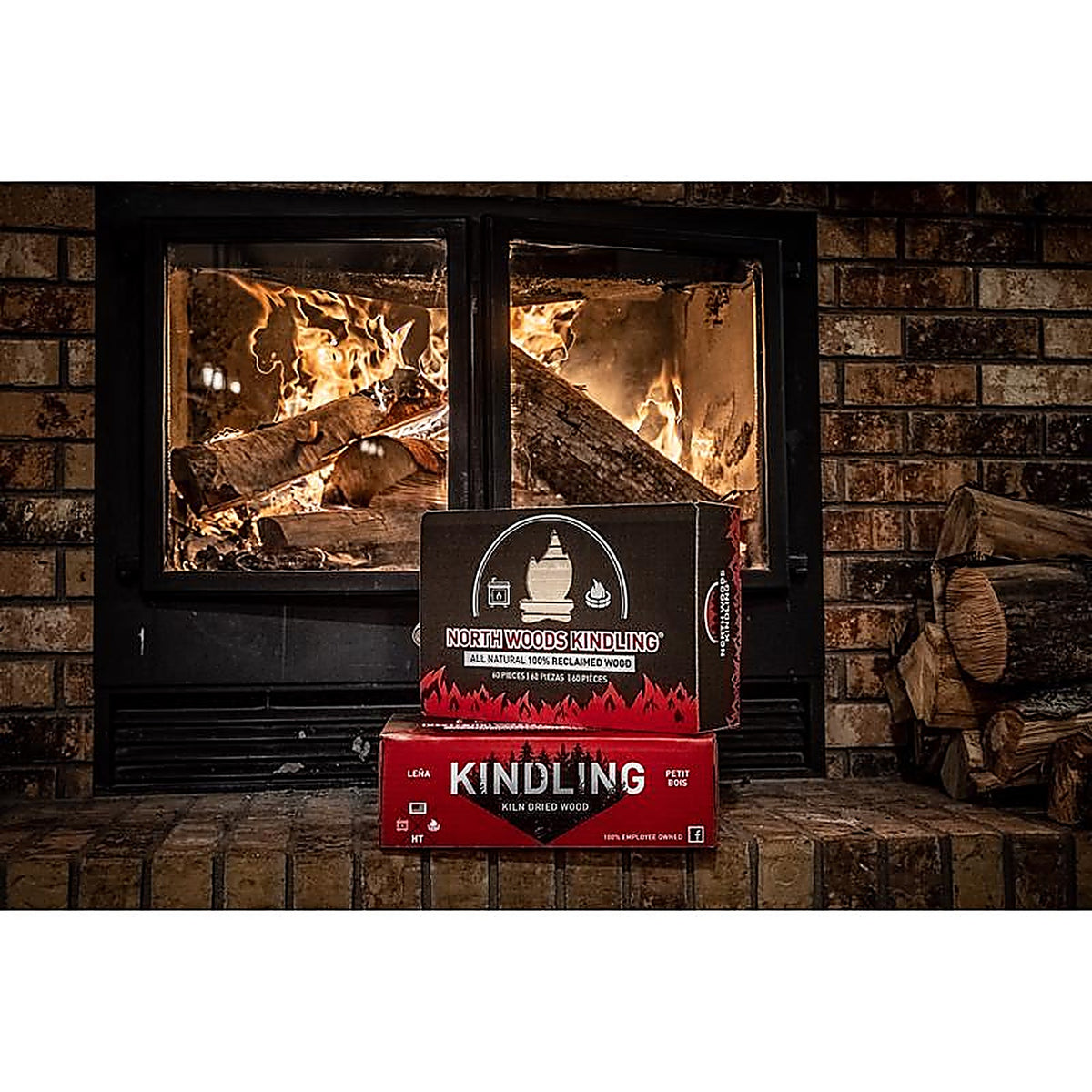 North Woods Kindling - NWK60/150 - Wood Fire Starter 10 Min 0.26 Ft
