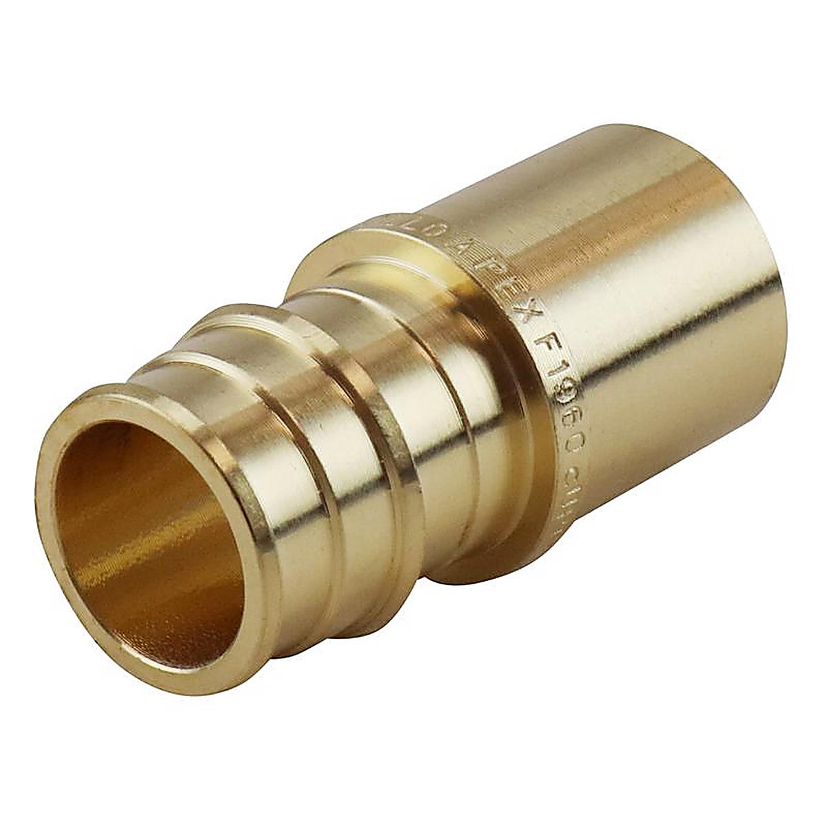 Apollo EPXMS3434 PEX-A 3/4 in. PEX Barb in to X 3/4 in. D Sweat Brass Male Adapter
