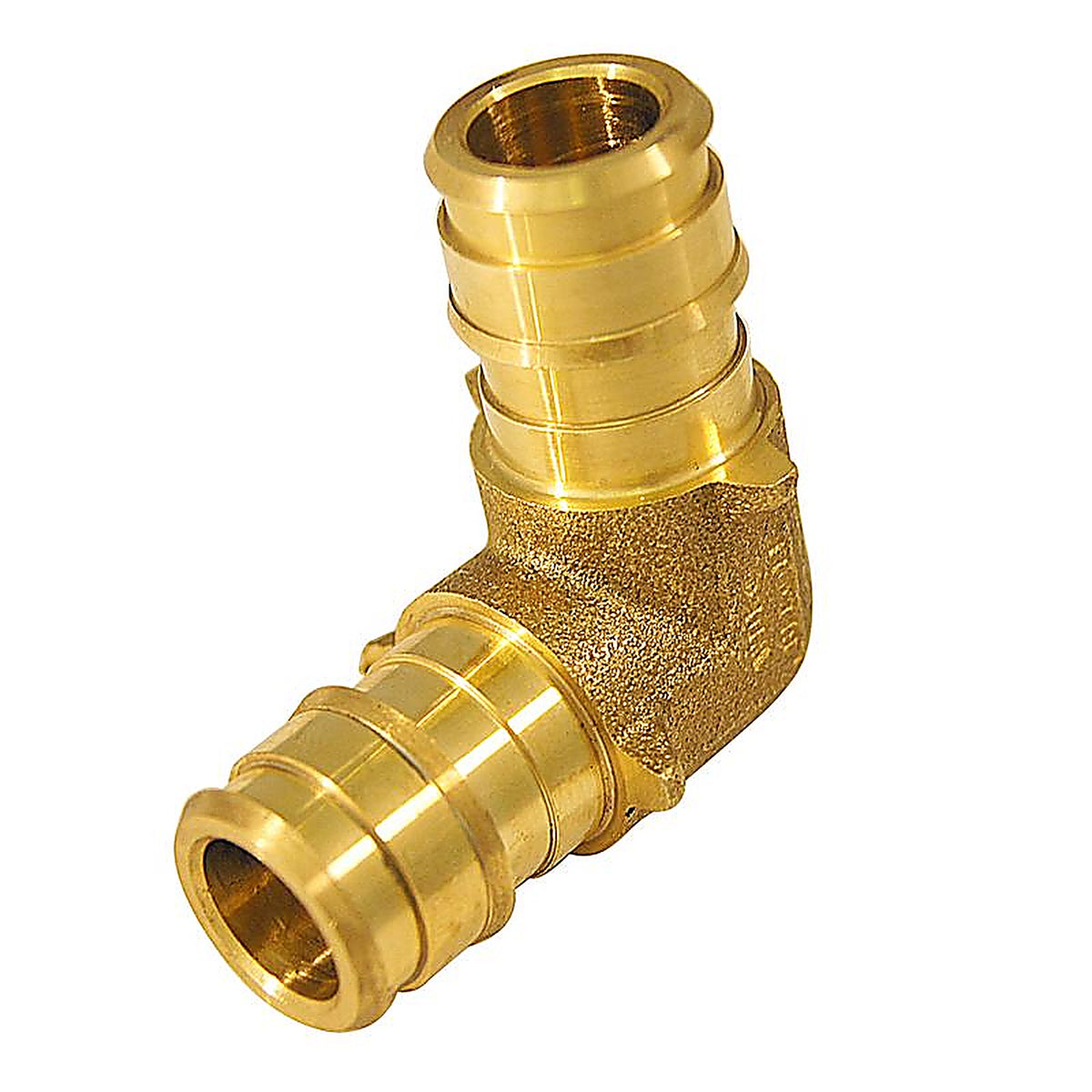 Apollo EPXE1212 PEX-A 1/2 in. Expansion PEX in to T X 1/2 in. D Barb Brass 90 Degree Elbow
