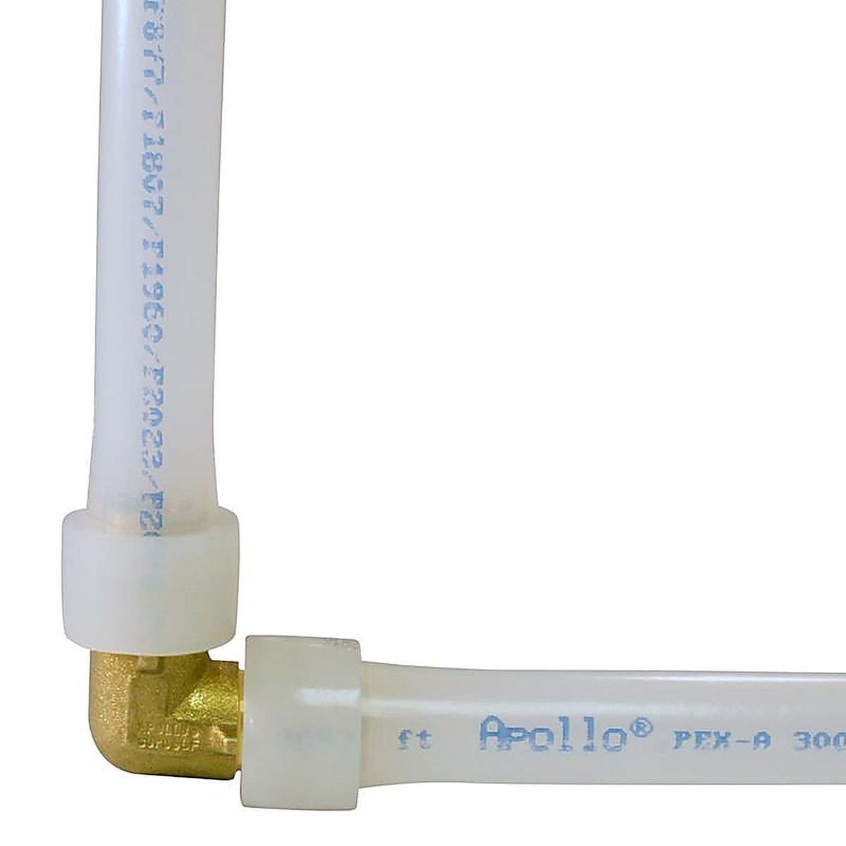 Apollo EPXE1212 PEX-A 1/2 in. Expansion PEX in to T X 1/2 in. D Barb Brass 90 Degree Elbow