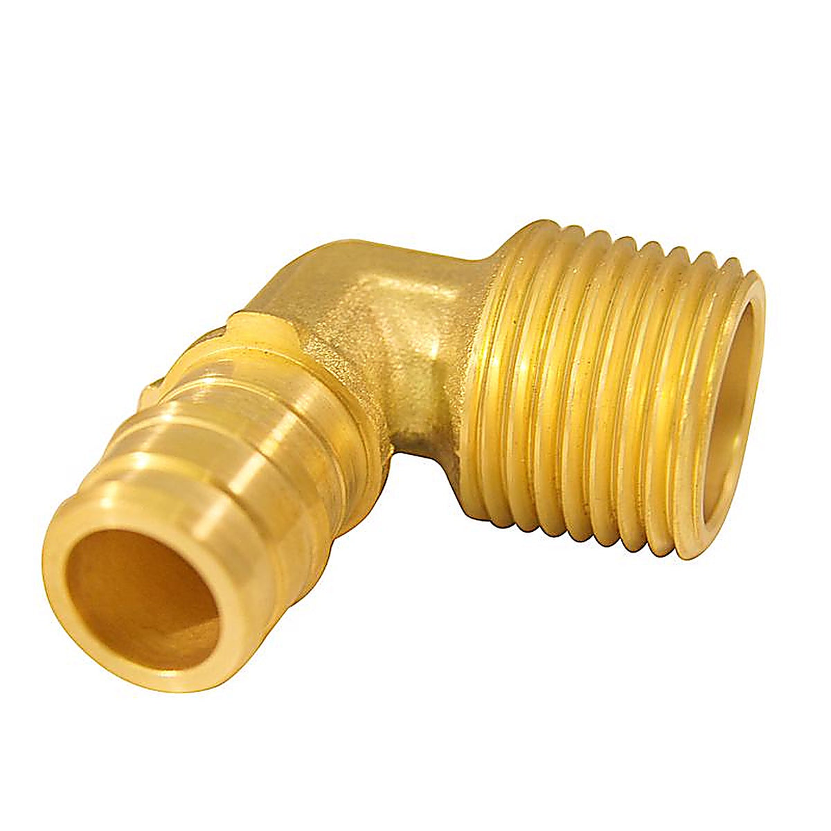 Apollo EPXME1212 PEX-A 1/2 in. Expansion PEX in to X 1/2 in. D MNPT Brass 90 Degree Elbow