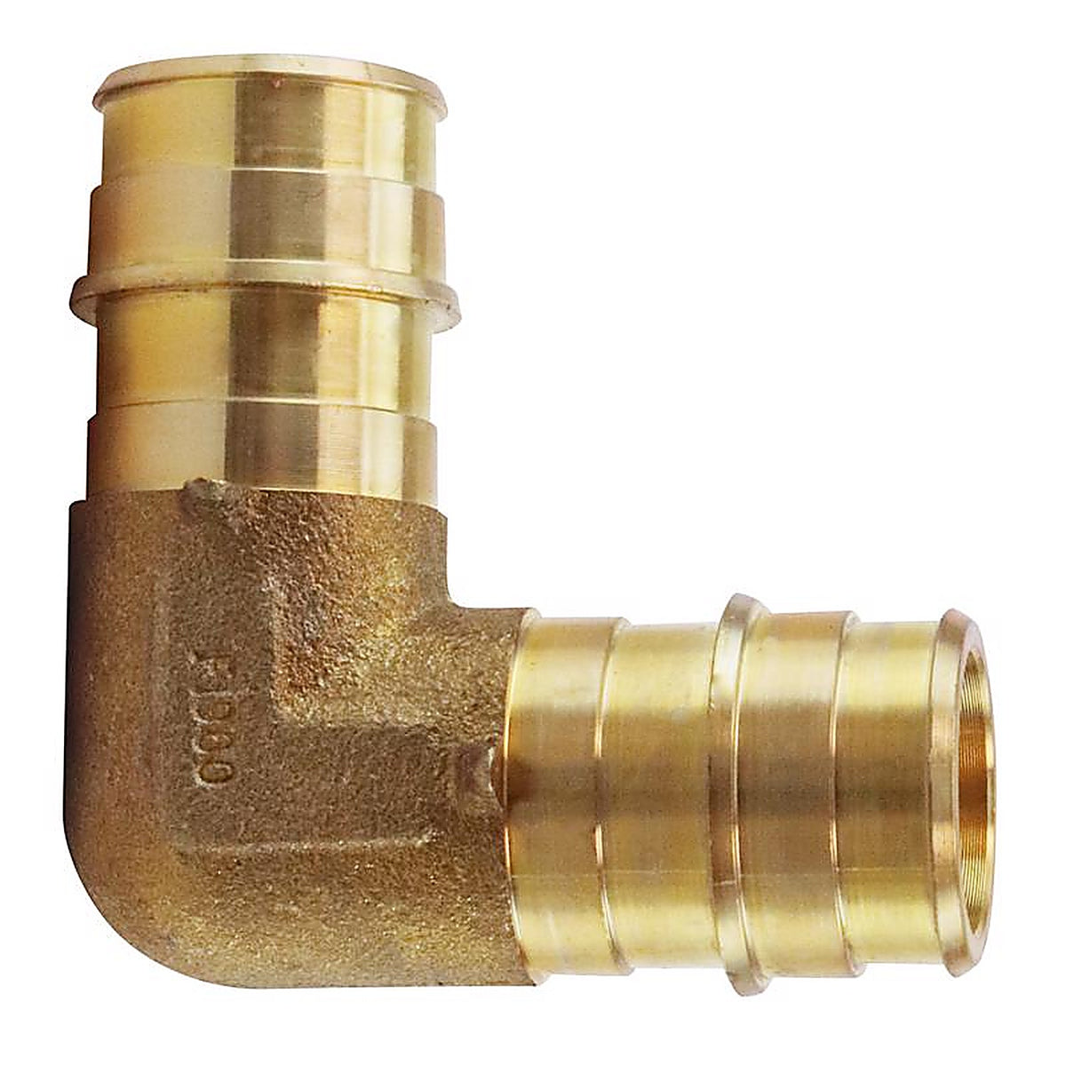 Apollo EPXE3434 PEX-A 3/4 in. Expansion PEX in to T X 3/4 in. D Barb Brass 90 Degree Elbow