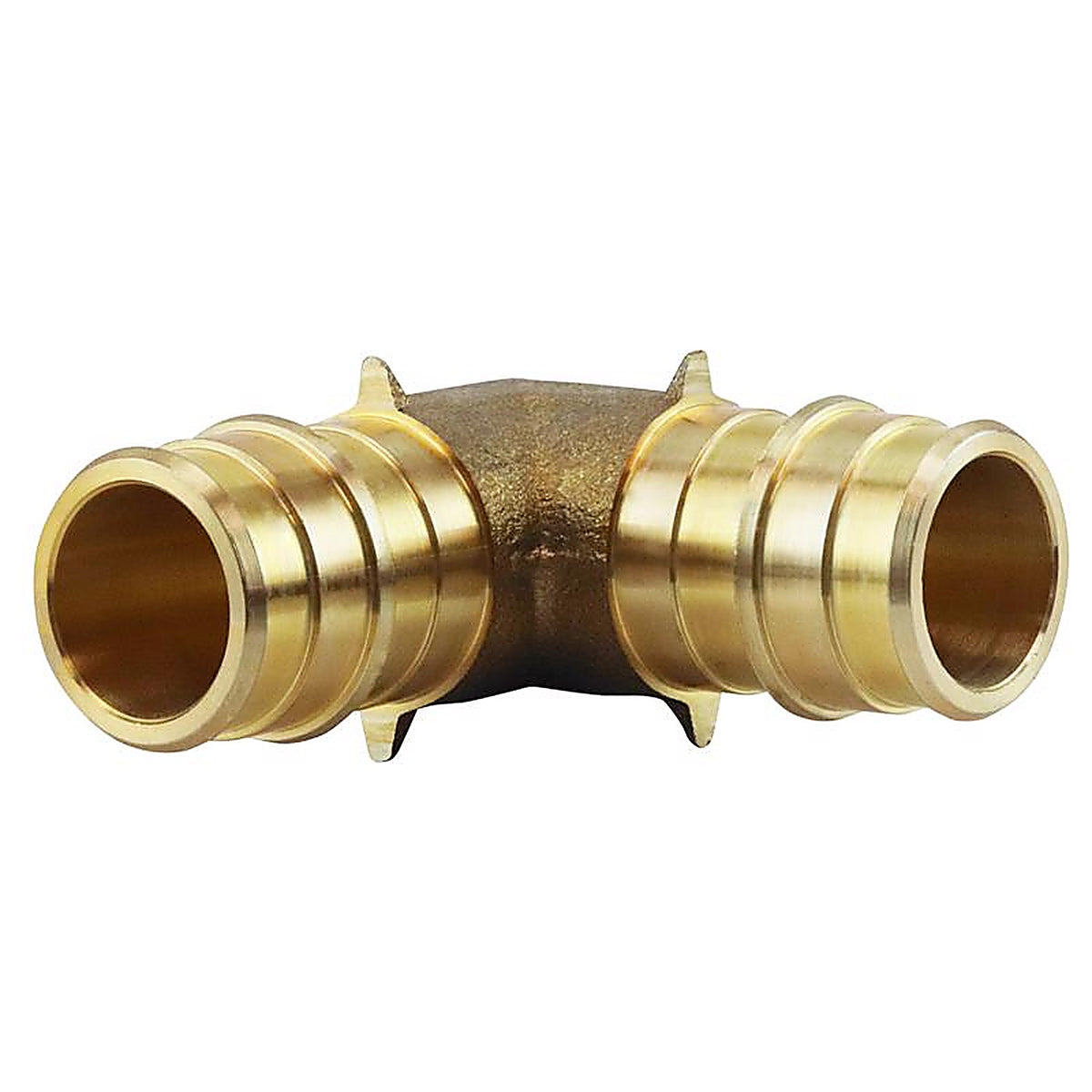 Apollo EPXE3434 PEX-A 3/4 in. Expansion PEX in to T X 3/4 in. D Barb Brass 90 Degree Elbow