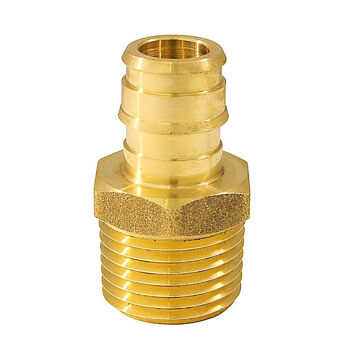 Apollo EPXMA1212 PEX-A 1/2 in. Expansion PEX in to T X 1/2 in. D MPT Brass Adapter