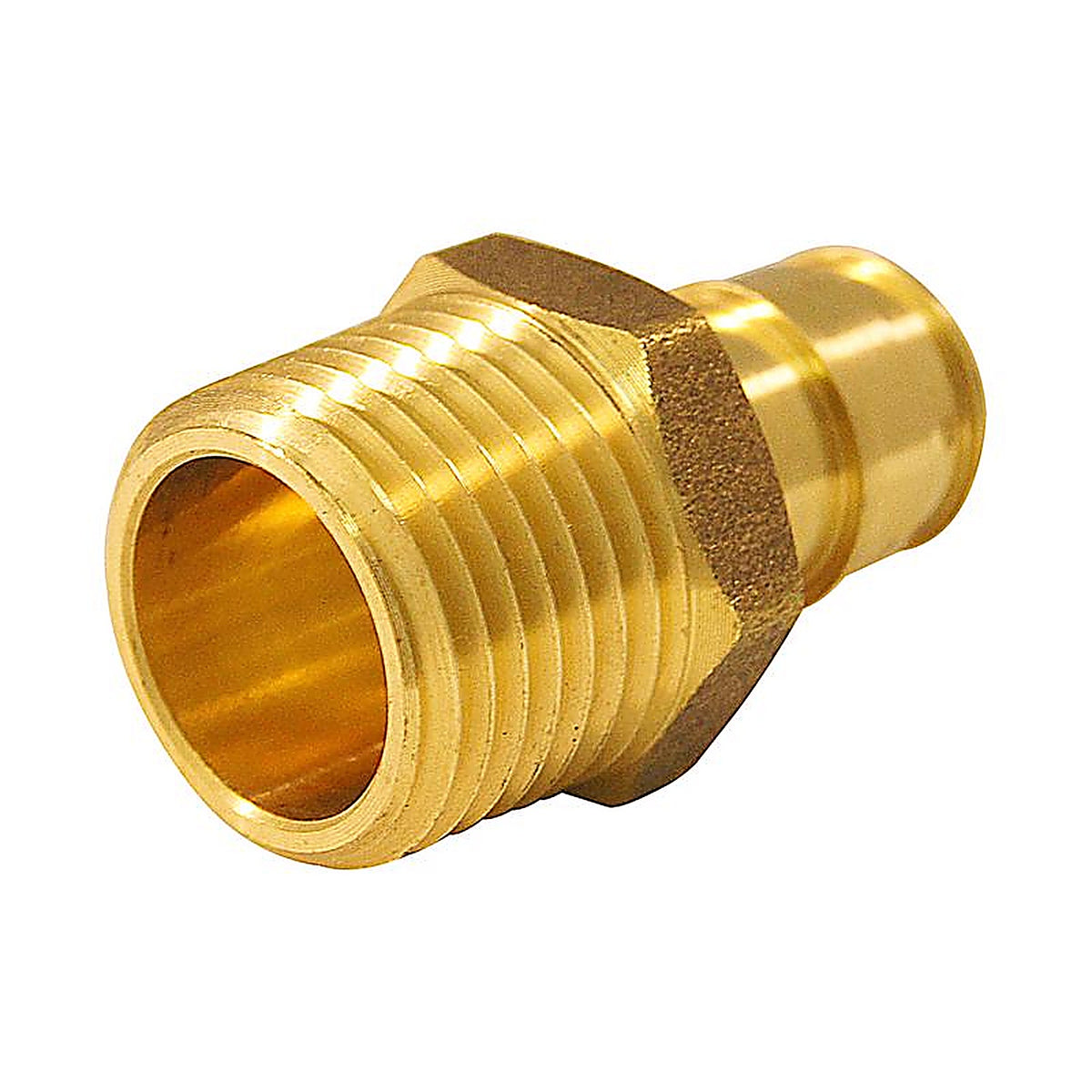 Apollo EPXMA1212 PEX-A 1/2 in. Expansion PEX in to T X 1/2 in. D MPT Brass Adapter