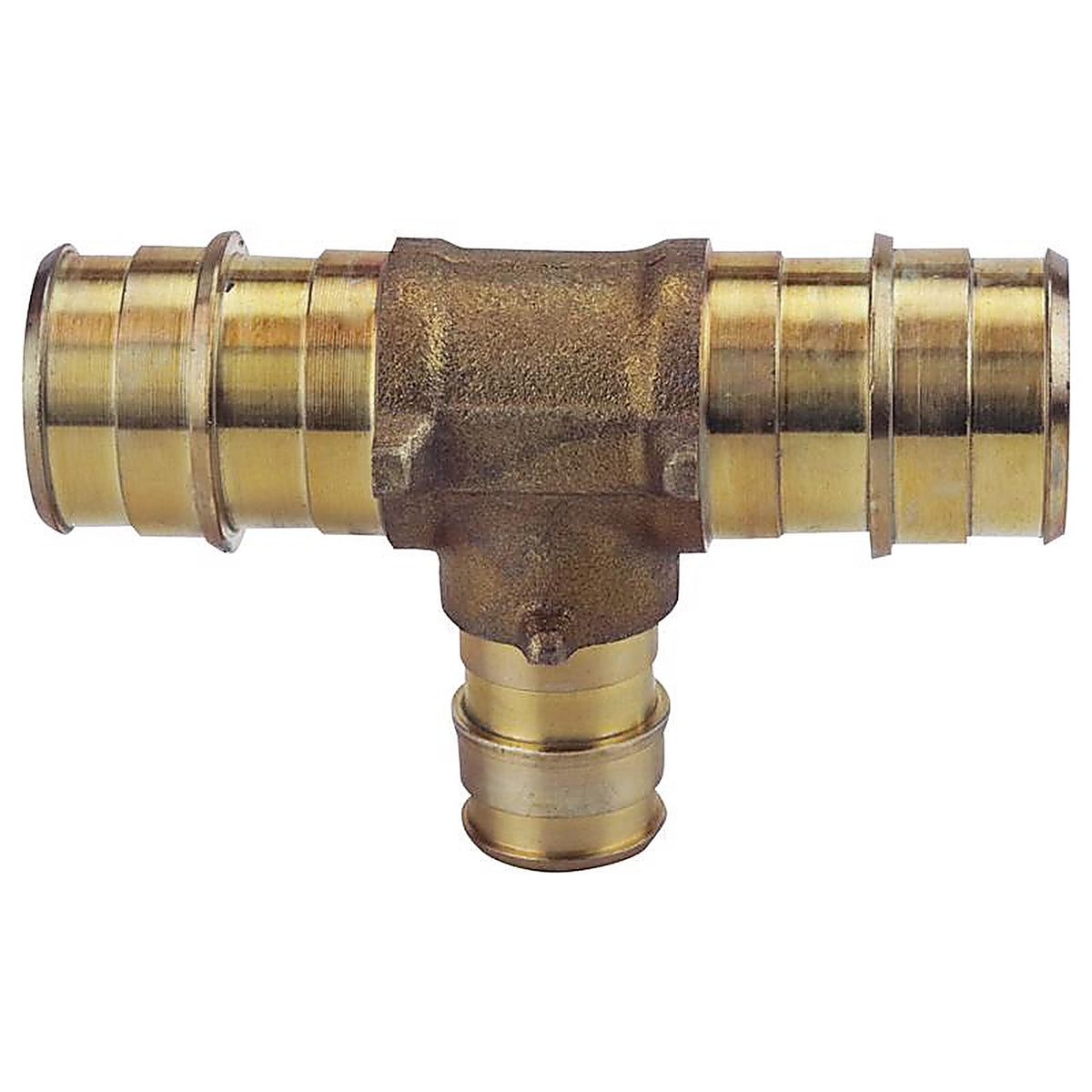 Apollo EPXT343412 PEX-A 3/4 in. Expansion PEX in to T X 3/4 in. D Barb Brass Reducing Tee