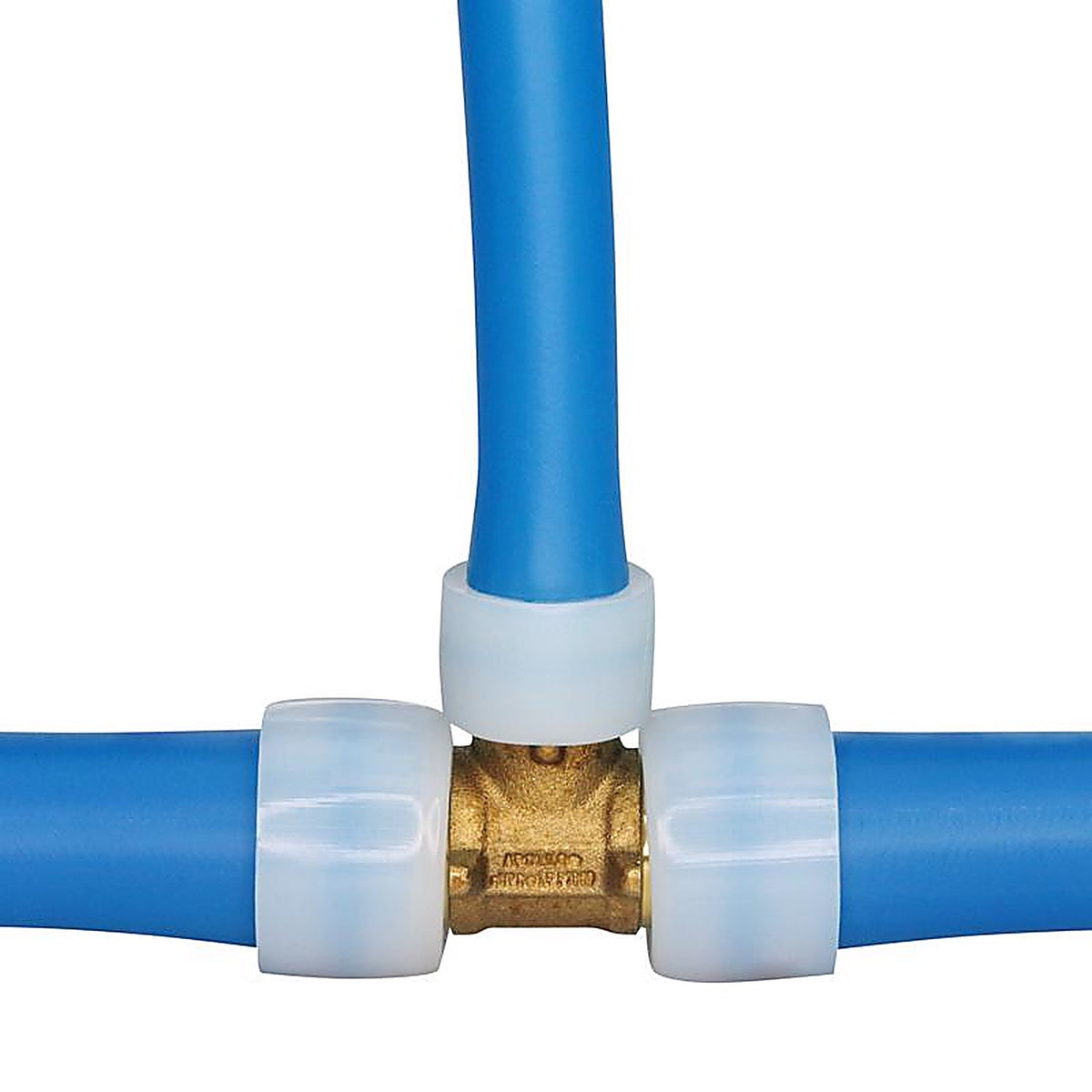 Apollo EPXT343412 PEX-A 3/4 in. Expansion PEX in to T X 3/4 in. D Barb Brass Reducing Tee