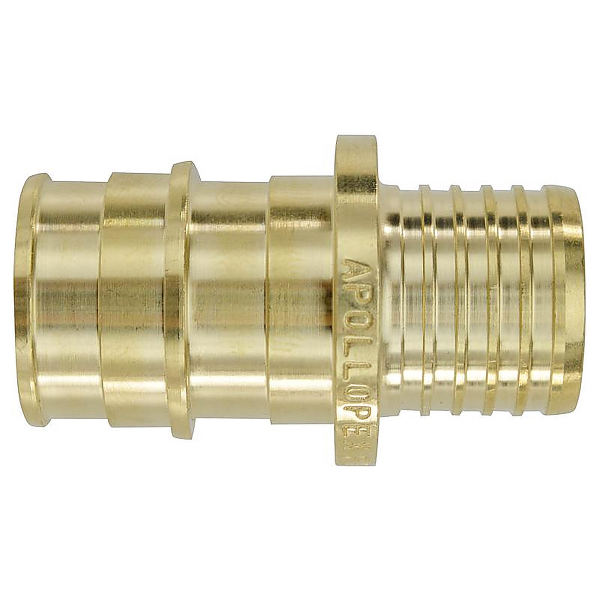 Apollo EPXBC3434 PEX-A 3/4 in. Expansion PEX in to T X 3/4 in. D Barb Brass Coupling