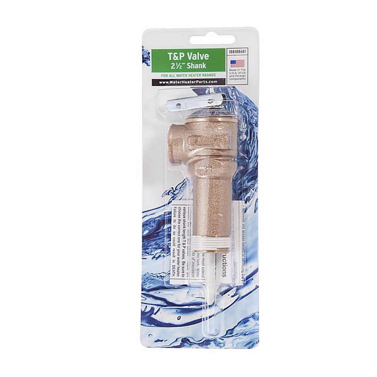 Reliance 100108601 2-1/2 in. MNPT Relief Valve 1/pc.