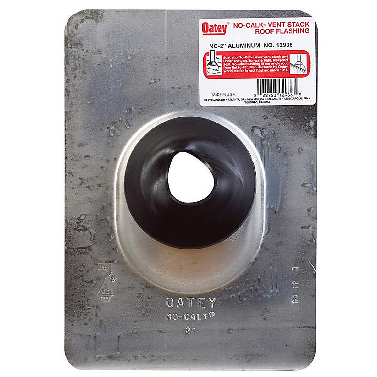 Oatey - 12936 - No-Calk 9 In. W X 12-1/2 In. L Aluminum Flashing Silver