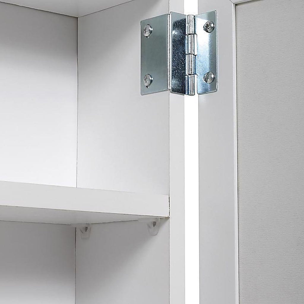 Zenith Products WBW2426 25.38 in. H X 25.38 in. W X 4.50 in. D Rectangle White Medicine Cabinet/Mirror