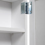 Zenith Products WBW2426 25.38 in. H X 25.38 in. W X 4.50 in. D Rectangle White Medicine Cabinet/Mirror