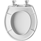 Bemis - 7B730EC 000 - Mayfair Easy Clean Round White Plastic Toilet Seat