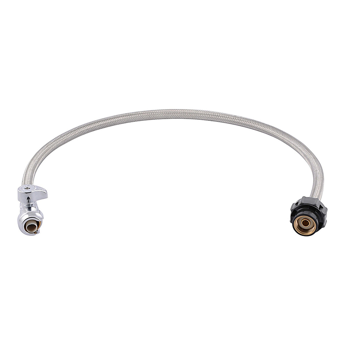 SharkBite 24687 Click Seal Push to Connect 1/2 in. PTC T X 1/2 in. D PTC Brass Faucet Connector