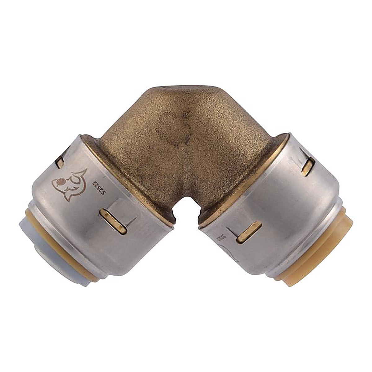 SharkBite U4248LFA Push to Connect 1/2 in. PTC T X 1/2 in. D PTC Brass Elbow
