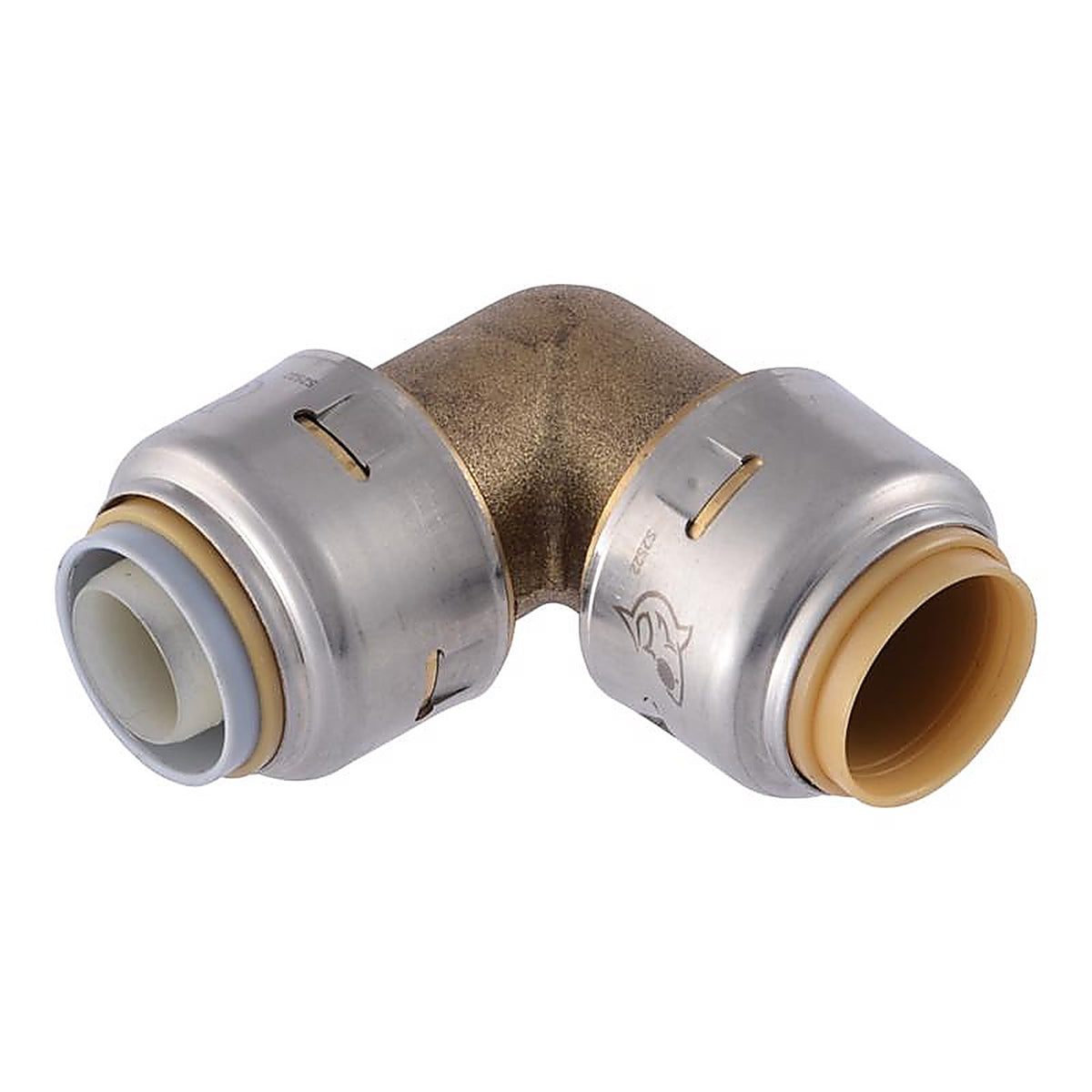 SharkBite U4248LFA Push to Connect 1/2 in. PTC T X 1/2 in. D PTC Brass Elbow