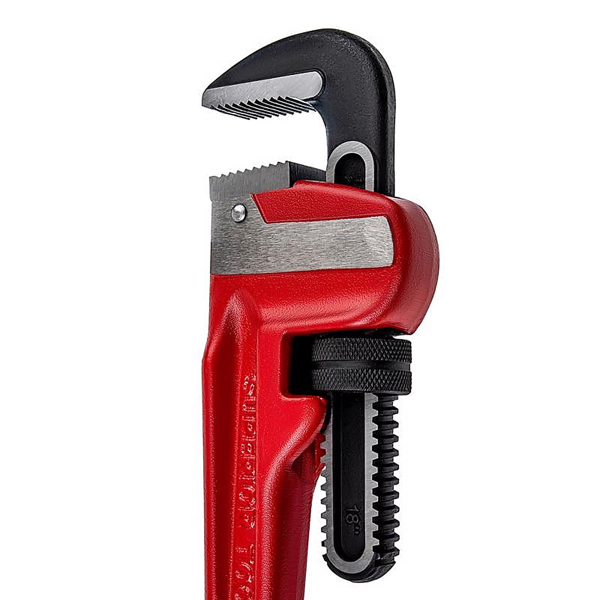 Superior Tool 2818 Pro-Line 2-1/2 in. Heavy Duty Pipe Wrench Red 1 pc