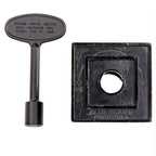 Blue Flame DKS.0505 Black Flat Zinc Gas Valve Flange Kit
