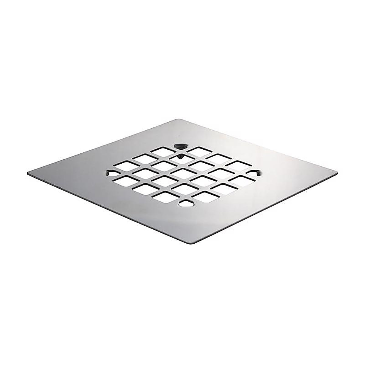 Danco 9D00011034 4-1/4 in. Chrome Gray Square Drain Cover