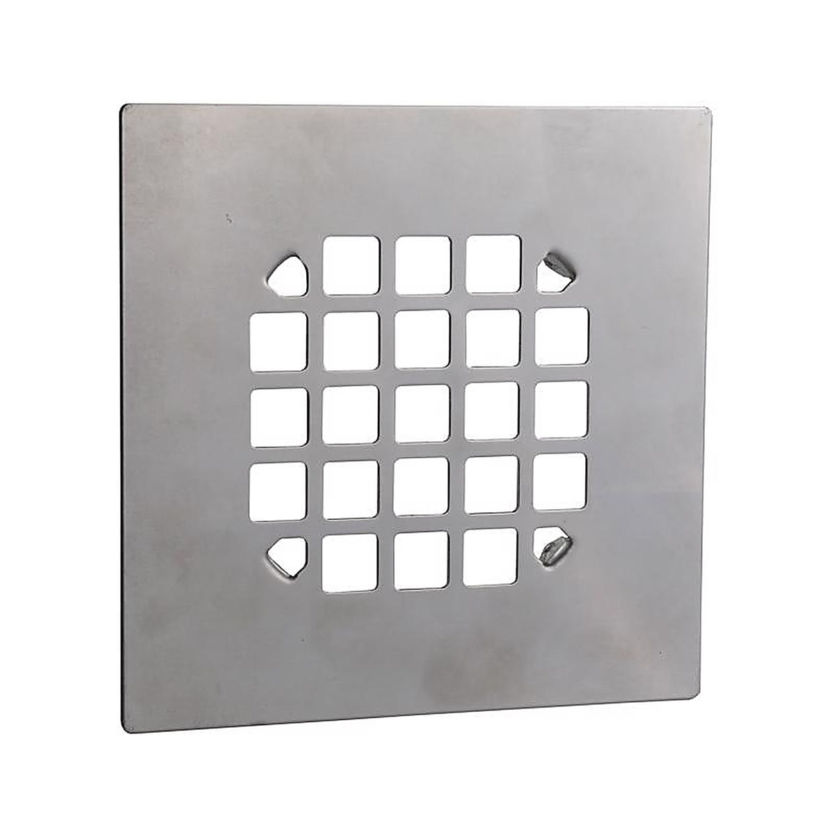 Danco 9D00011034 4-1/4 in. Chrome Gray Square Drain Cover