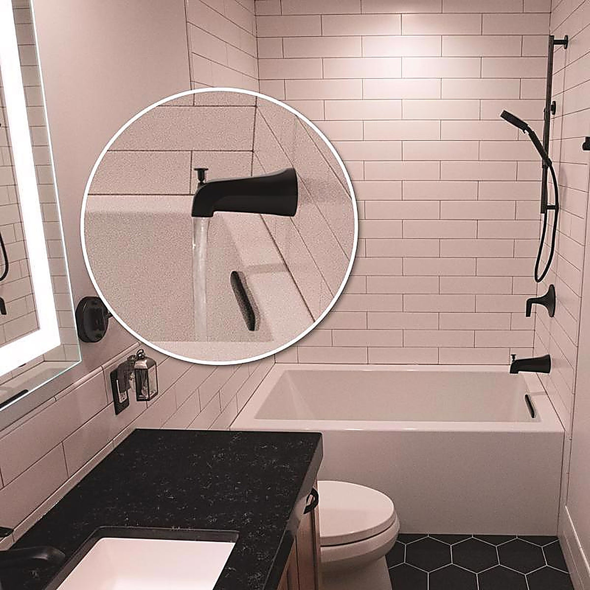 Danco - 9D00011079 - Matte Black Tub Spout
