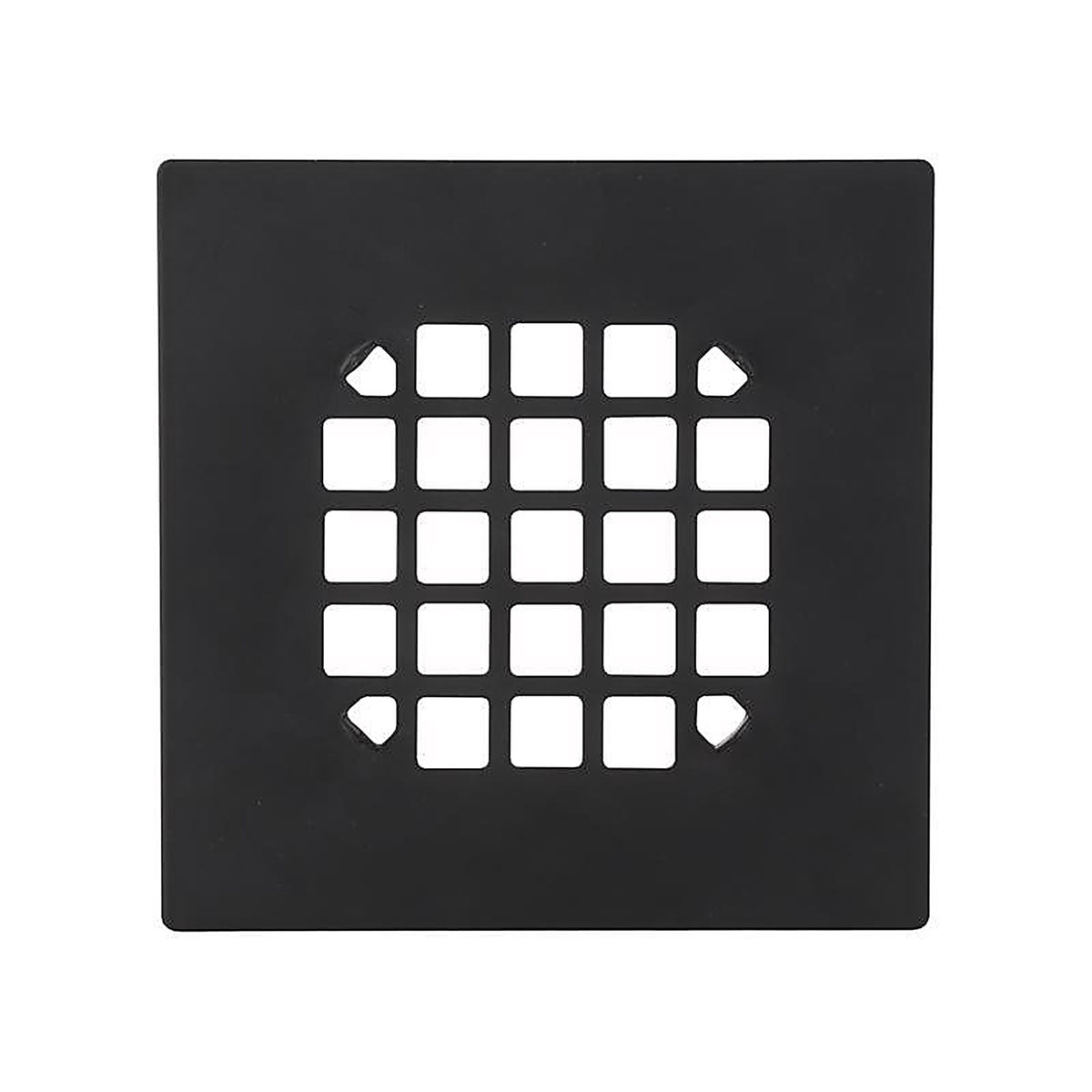 Danco 9D00011047 4-1/4 in. Matte Black Square Stainless Steel Drain Cover
