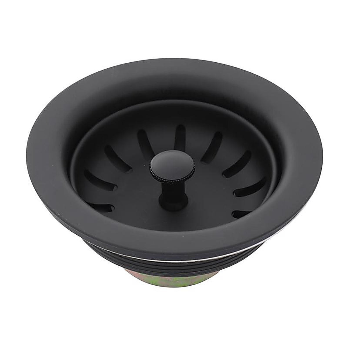 Danco - 9D00011090 - 3-1/2 In. D Matte Black Metal Basket Strainer Assembly