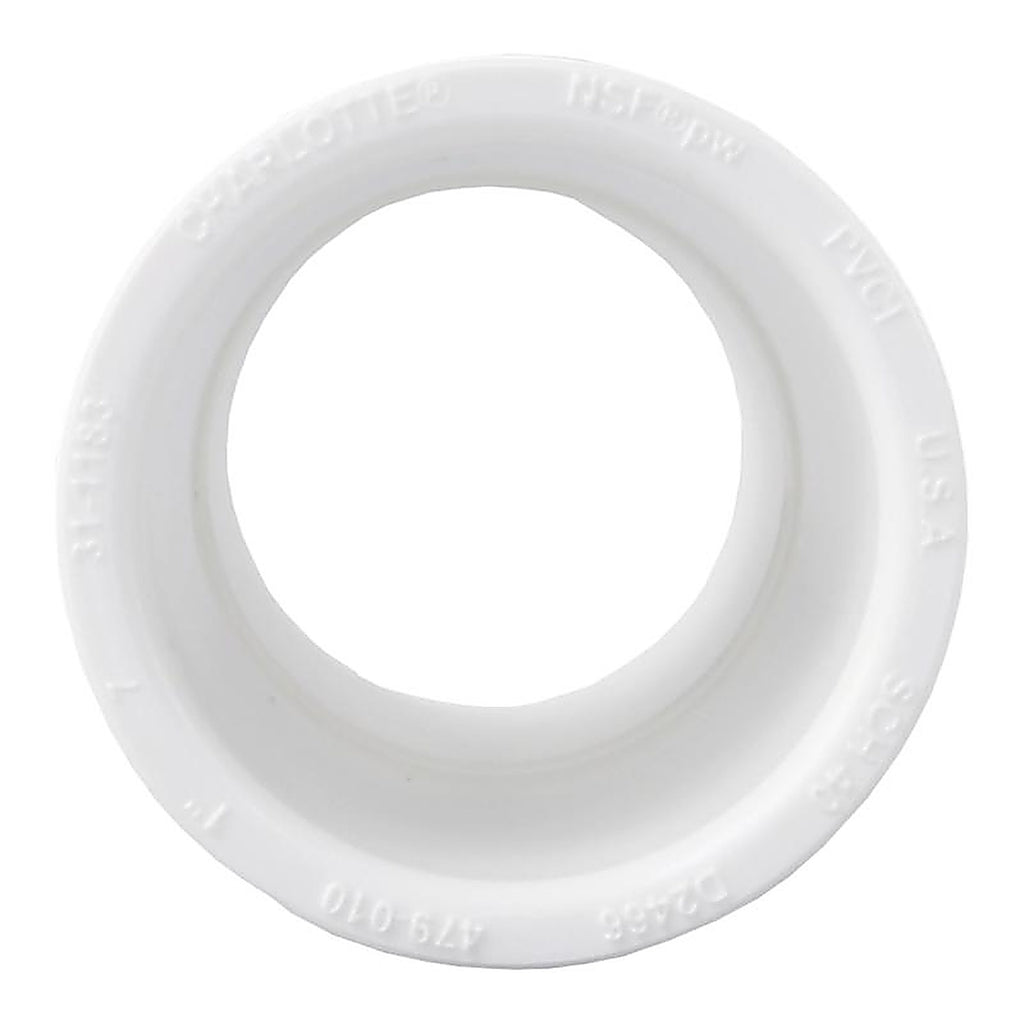 Charlotte Pipe - PVC 02100D 1000 - Schedule 40 1 in. Socket T X 1 in. D Socket PVC Coupling