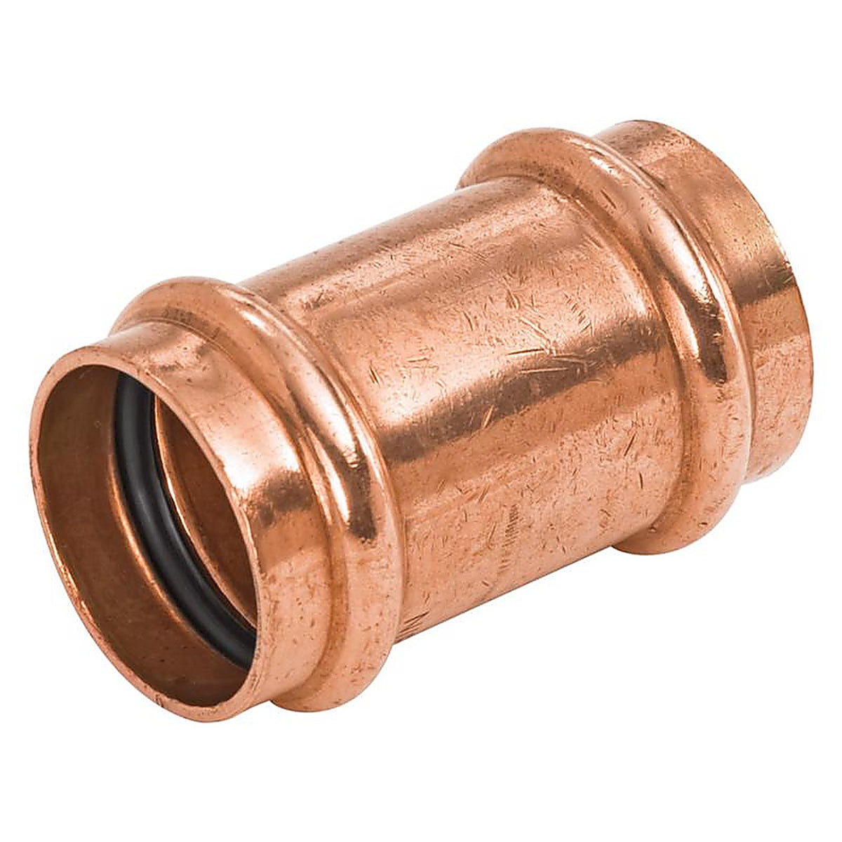 Nibco 9020500PCU 1 in. Press X 1 in. D Press Wrought Copper Repair Coupling