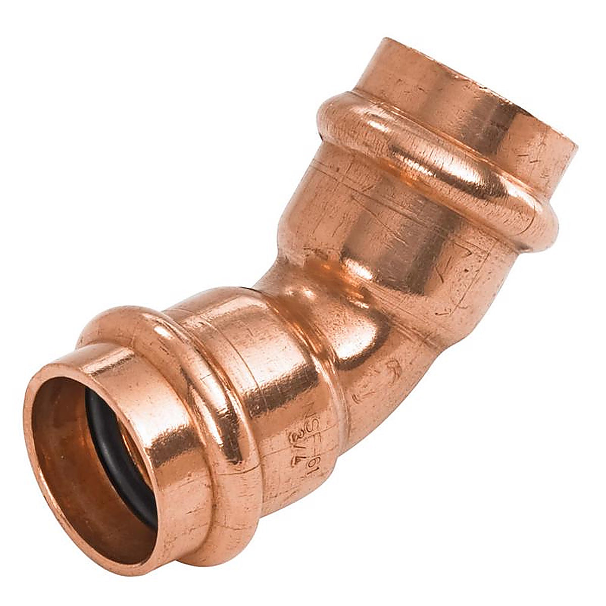 Nibco 9042800PCCP 1/2 in. Press X 1/2 in. D Press Wrought Copper 45 Degree Elbow 10 pk