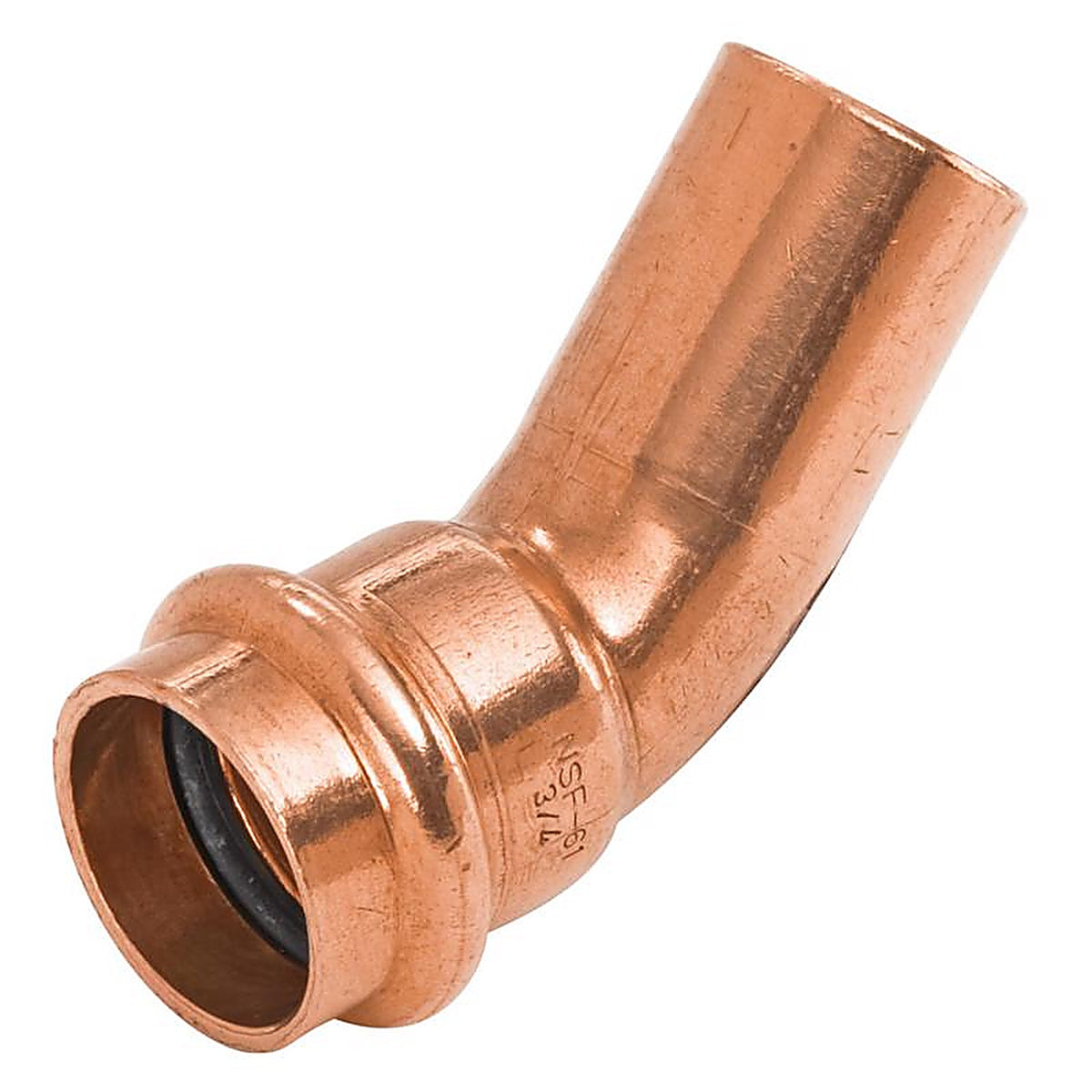 Nibco 9046300PCCP 3/4 in. FTG X 3/4 in. D Press Wrought Copper 45 Degree Elbow 10 pk