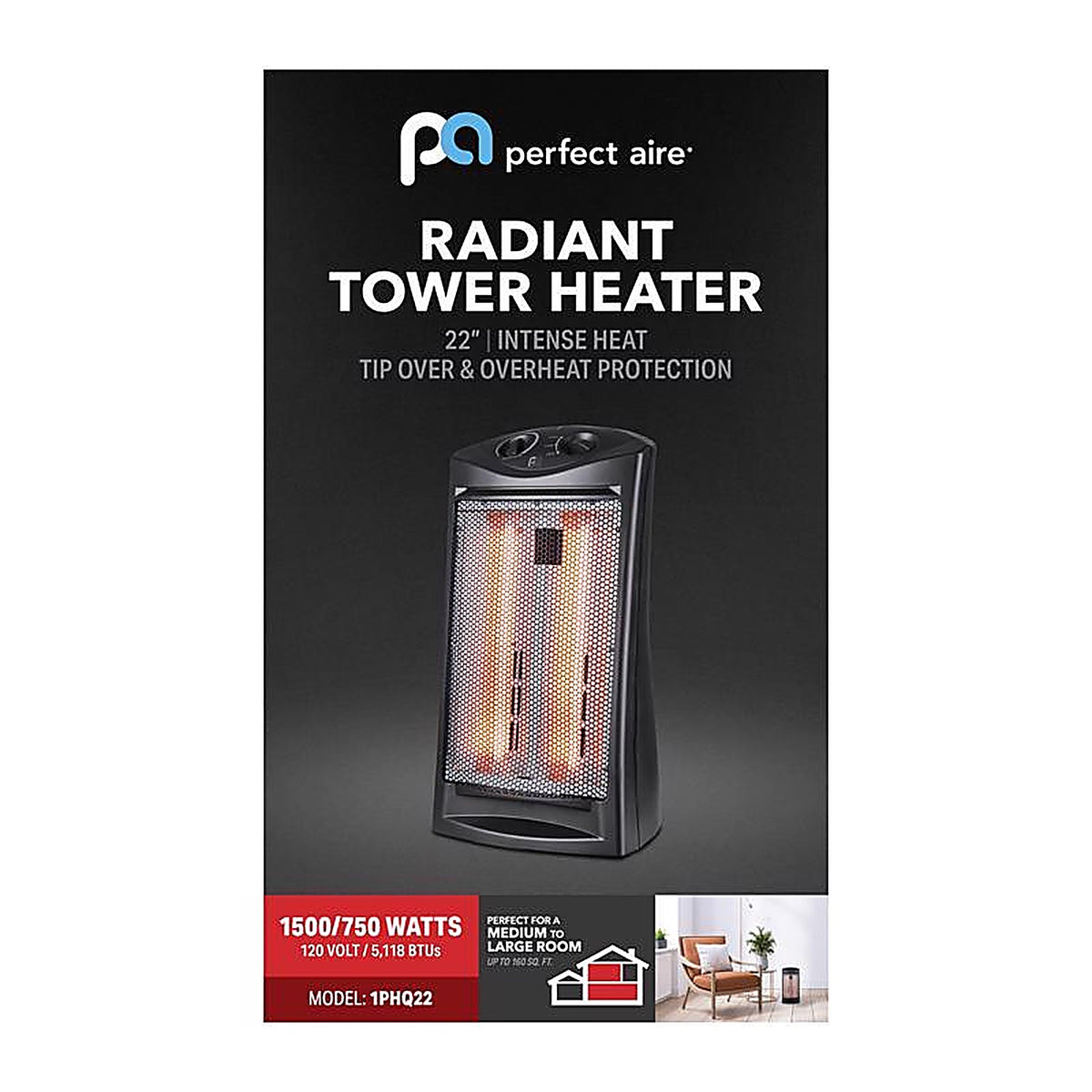 Perfect Aire 1PHQ22 Electric Tower Heater