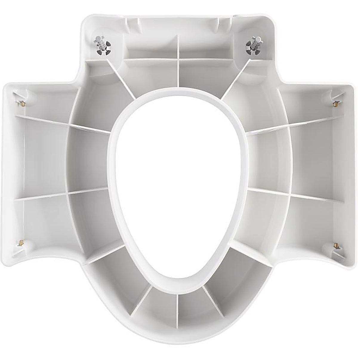Bemis - 7YA04505T 000 - Clean Shield Round White Polypropylene Toilet Riser