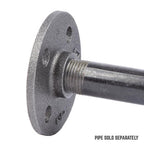 STZ Industries - 310 F-12-2 - Pipe Decor Iron Flange 1/2 in.