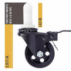 STZ Industries - 366 CASTER-2 - 2 in. D Swivel Polyurethane Caster 75 lb 2 pk