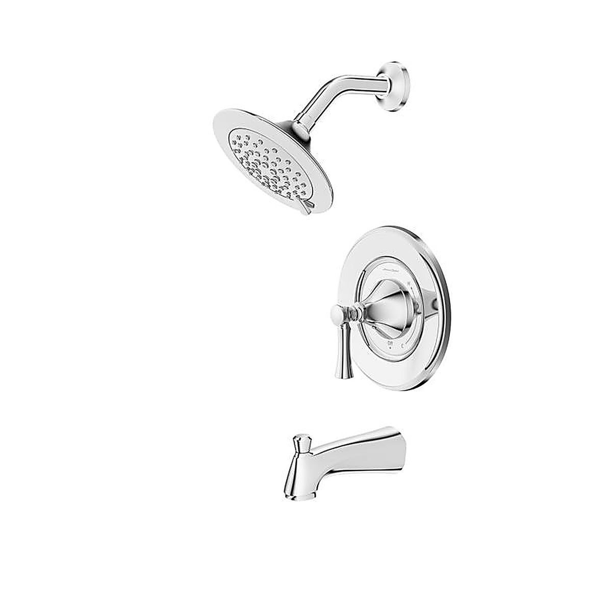American Standard 7022502.002 Chancellor 1-Handle Chrome Tub and Shower Faucet