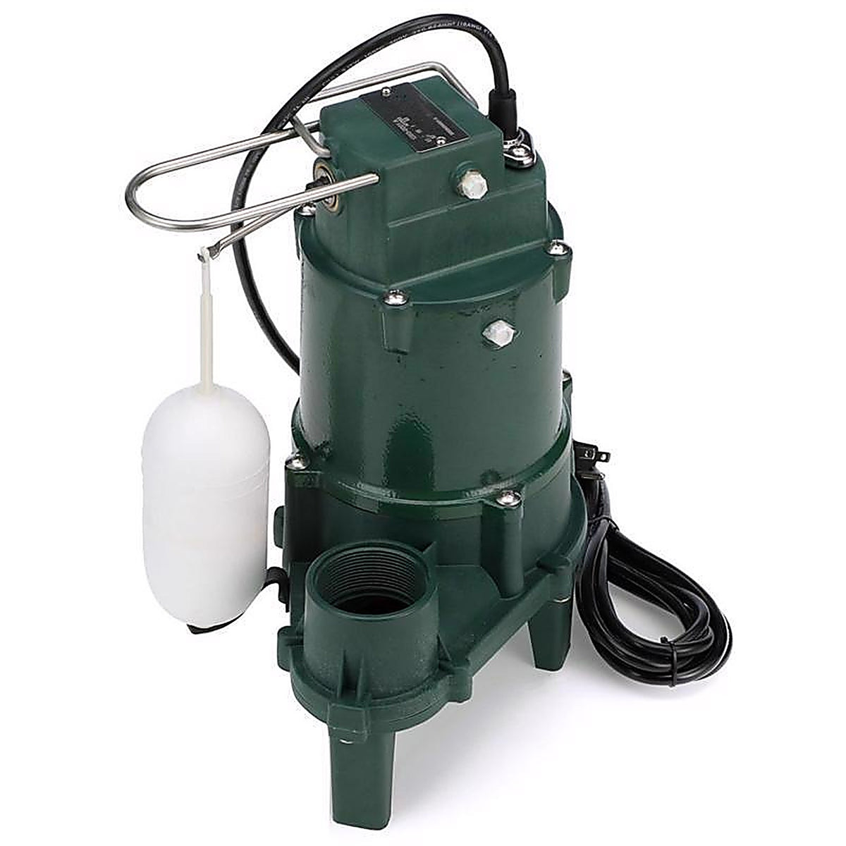 Zoeller - 1263-0001 - 1/2 HP 6000 GPH Cast Iron Vertical Float Switch Submersible Sewage Pump