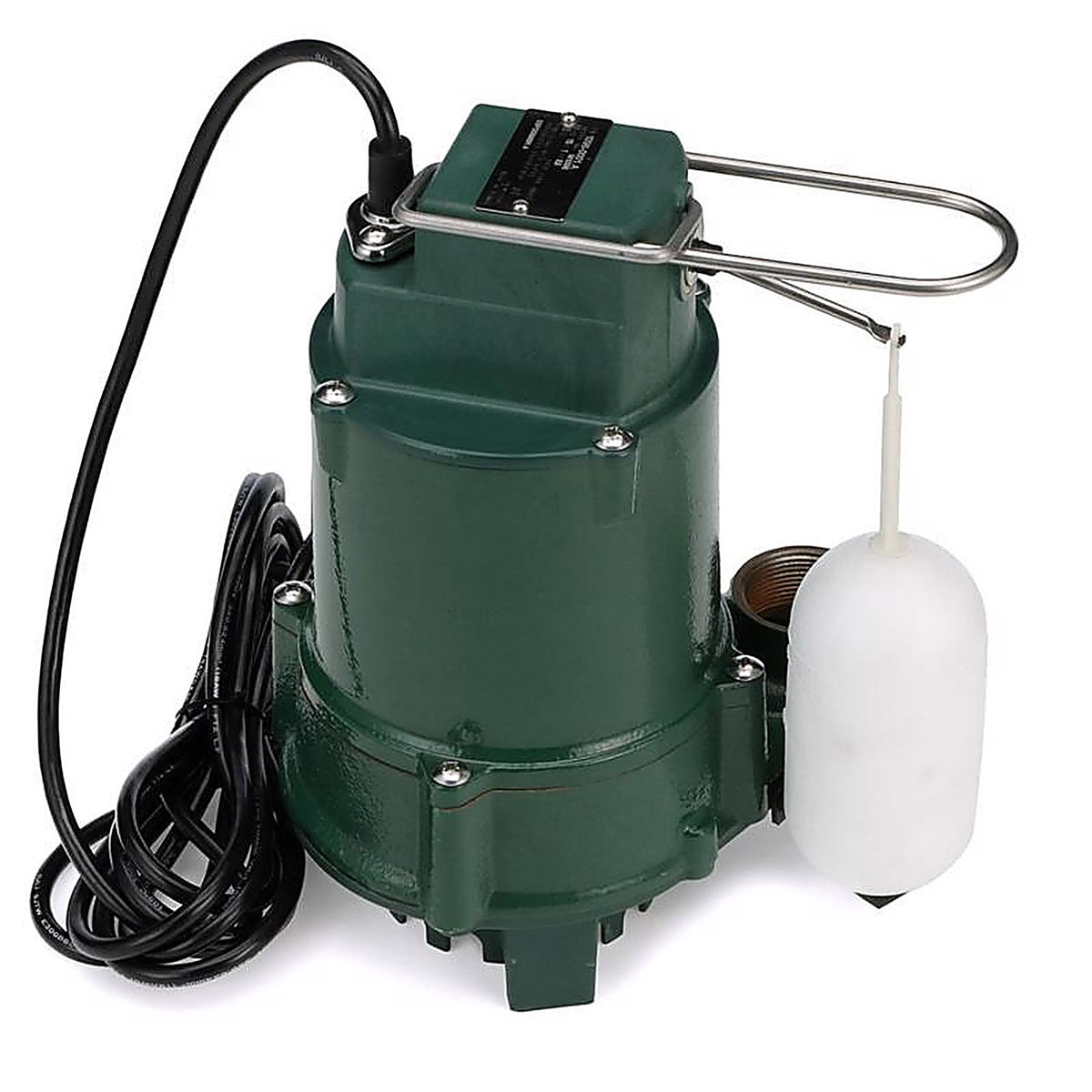 Zoeller - 1096-0001 - 1/2 HP 4800 GPH Cast Iron Vertical Float Switch AC Submersible Sump Pump