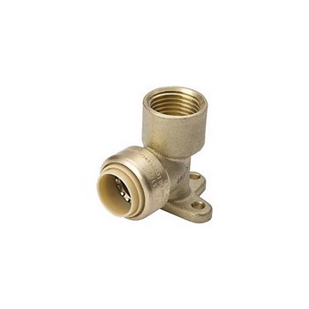 B&K - 6631-103 - Proline Push to Connect 1/2 In. Ptc X 1/2 In. D FPT Brass 90 Degree Drop Ear Elbow