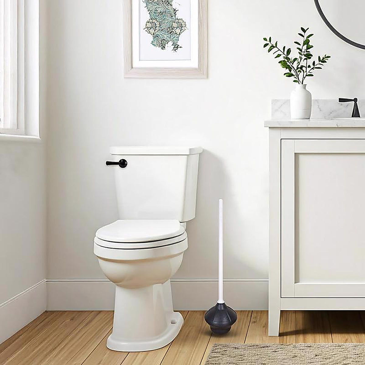 Korky 92-8A Toilet Plunger 18 in. L X 6 in. D