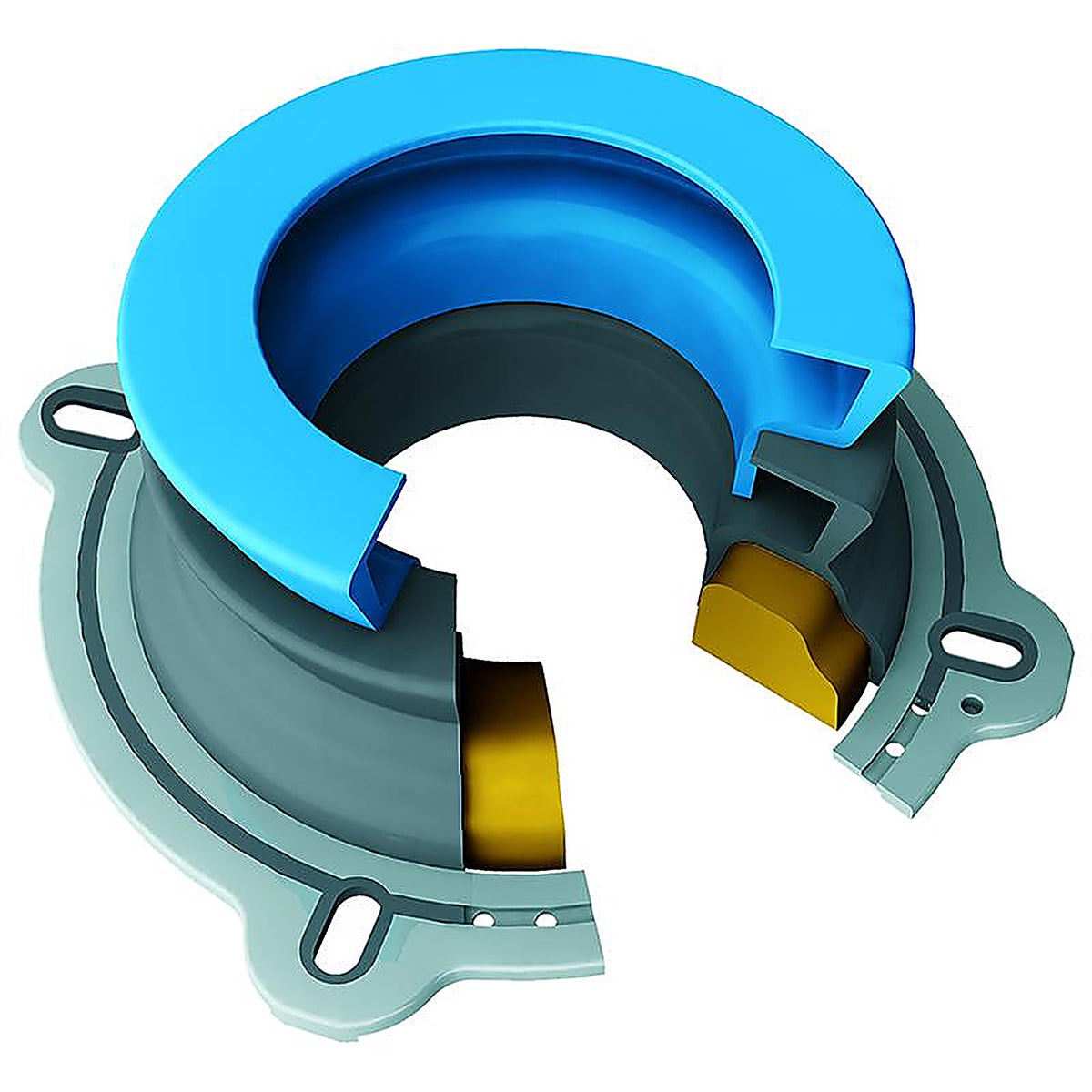 Danco - 9D0010826X - Perfect Seal Wax Ring Multicolored Plastic for Universal